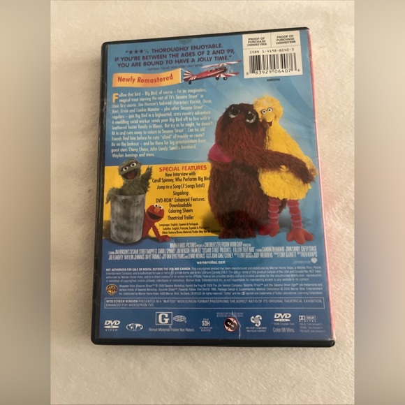 Sesame Street Follow That Bird DVD - 25th Anniversary Deluxe Edition - Picture 2 of 3